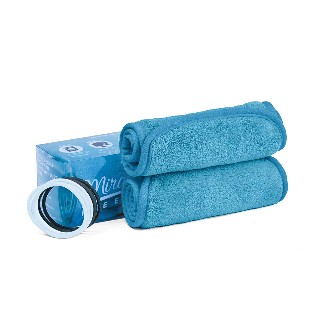 2-Pack Blue Microfiber Makeup Remover - Picture 3 of 8